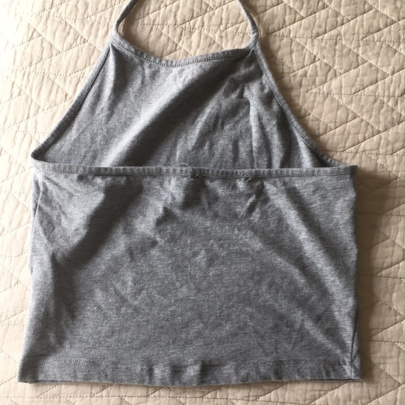 Brandy Melville grey halter tank - Picture 2 of 3